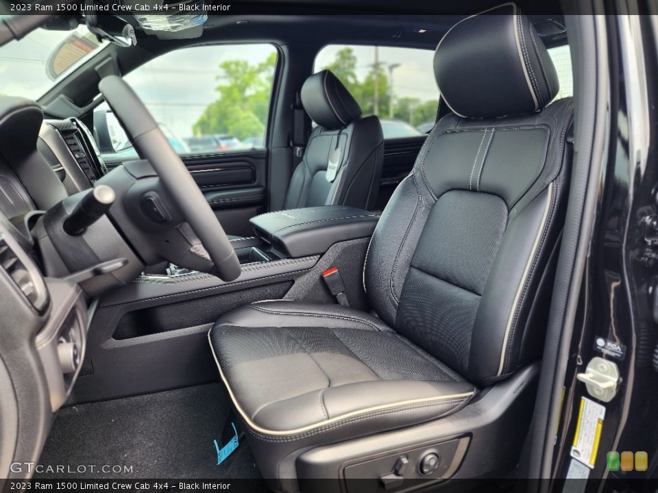 Black Interior Photo for the 2023 Ram 1500 Limited Crew Cab 4x4 #146347231