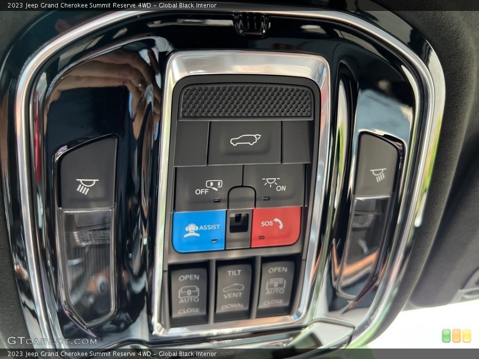 Global Black Interior Controls for the 2023 Jeep Grand Cherokee Summit Reserve 4WD #146347357