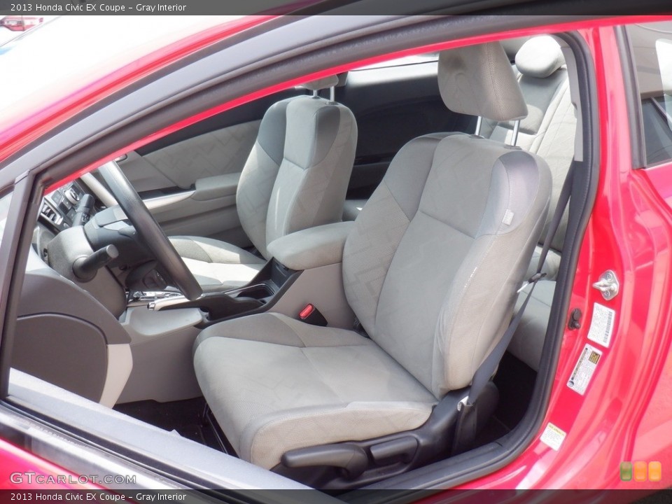 Gray Interior Front Seat for the 2013 Honda Civic EX Coupe #146347594
