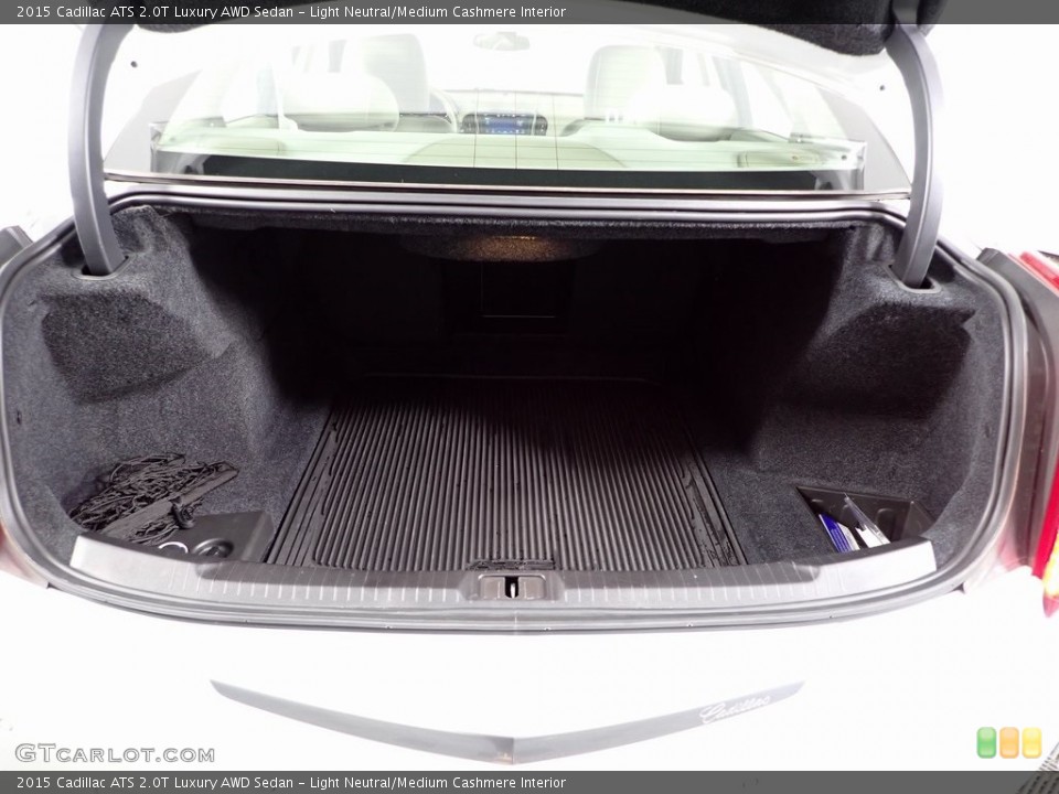 Light Neutral/Medium Cashmere Interior Trunk for the 2015 Cadillac ATS 2.0T Luxury AWD Sedan #146348227