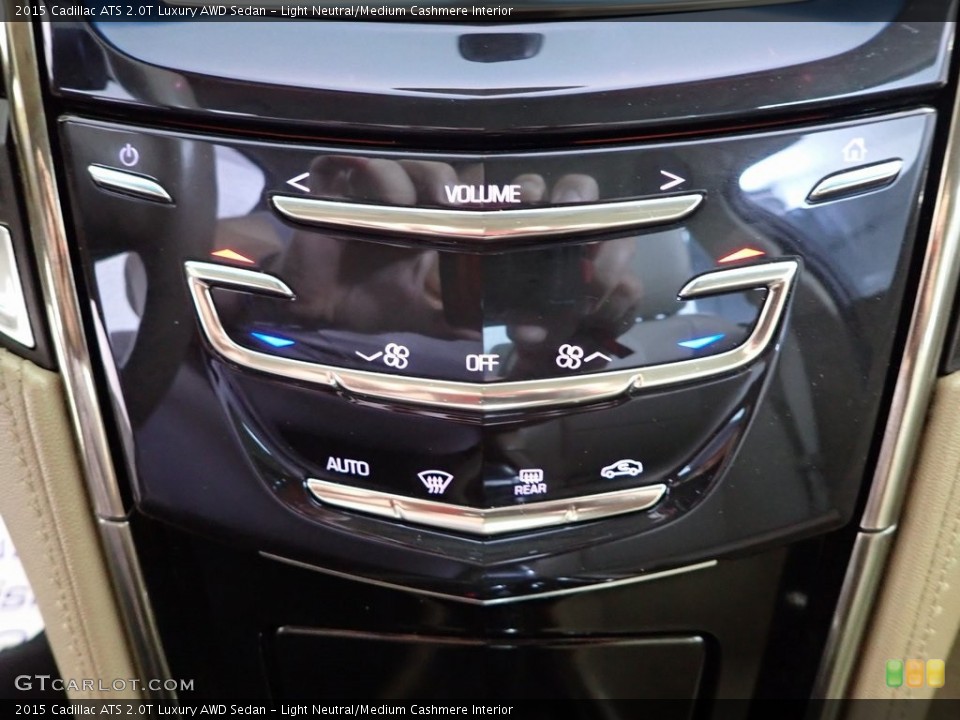 Light Neutral/Medium Cashmere Interior Controls for the 2015 Cadillac ATS 2.0T Luxury AWD Sedan #146348326
