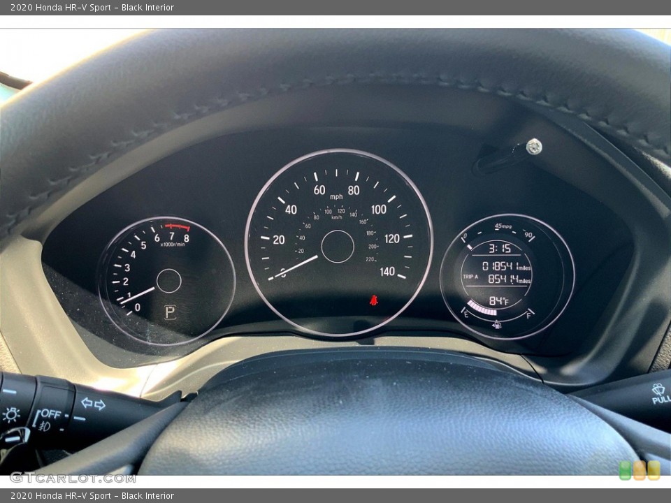 Black Interior Gauges for the 2020 Honda HR-V Sport #146349079