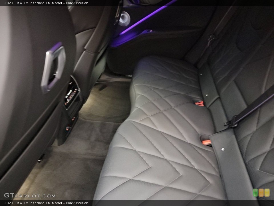Black Interior Rear Seat for the 2023 BMW XM  #146349520