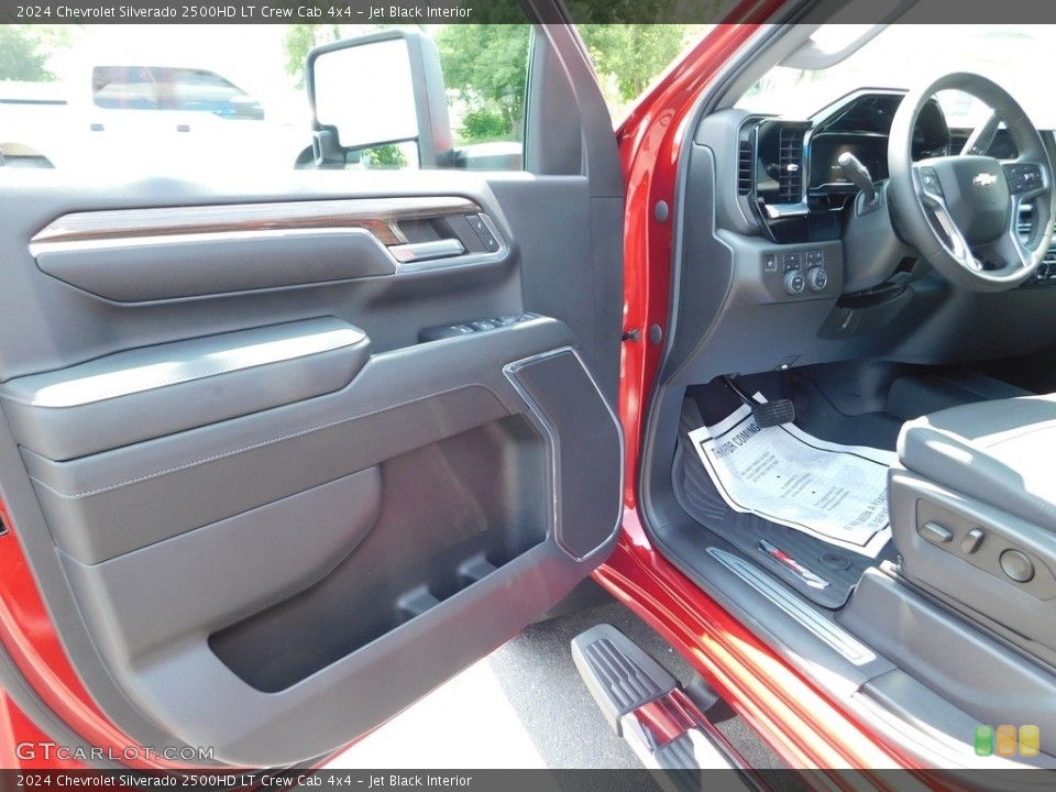 Jet Black Interior Door Panel for the 2024 Chevrolet Silverado 2500HD LT Crew Cab 4x4 #146350585