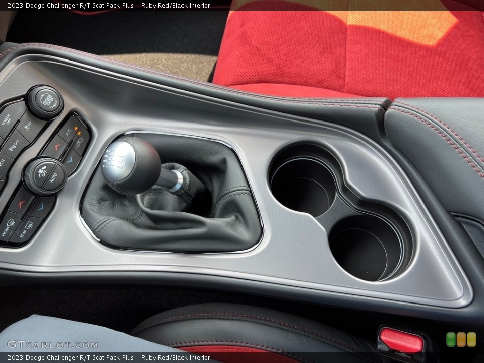Ruby Red/Black Interior Transmission for the 2023 Dodge Challenger R/T Scat Pack Plus #146350588