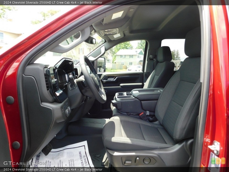 Jet Black Interior Front Seat for the 2024 Chevrolet Silverado 2500HD LT Crew Cab 4x4 #146350603