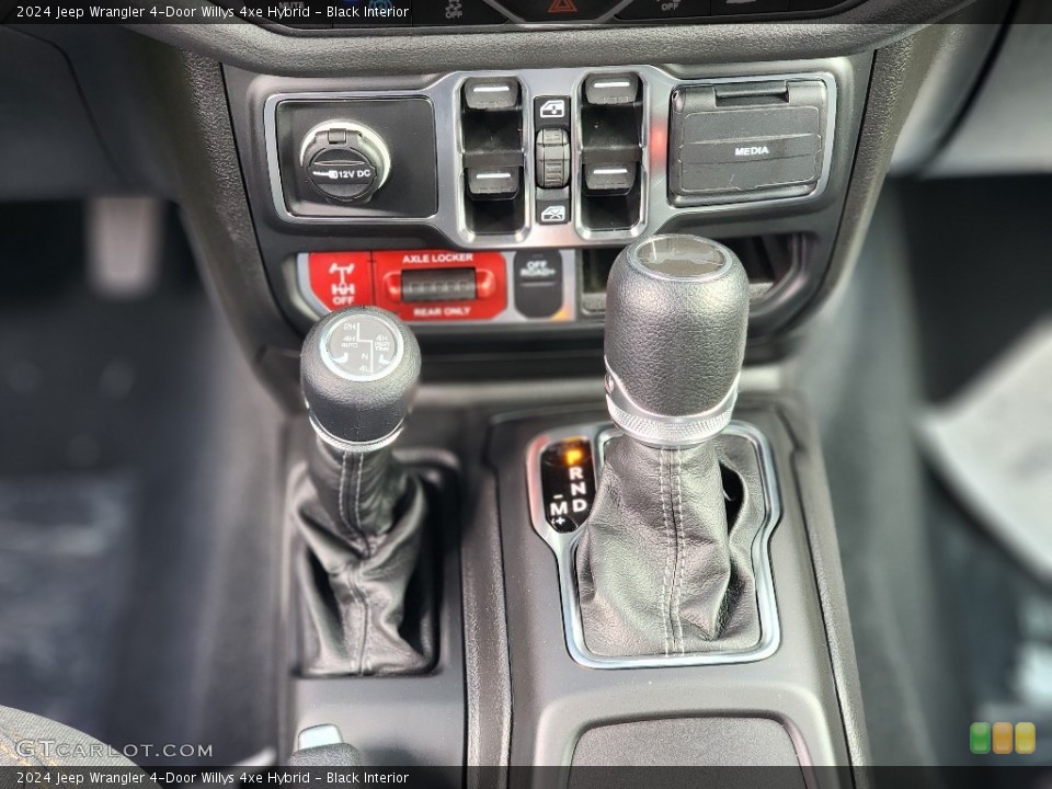 Black Interior Transmission for the 2024 Jeep Wrangler 4-Door Willys 4xe Hybrid #146350633
