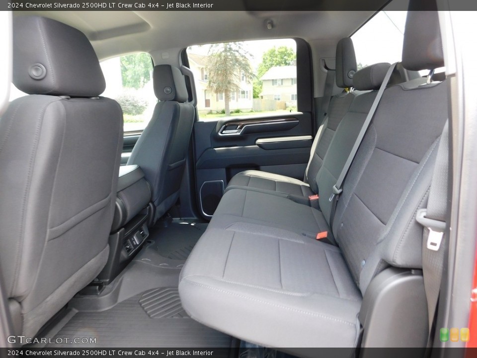 Jet Black Interior Rear Seat for the 2024 Chevrolet Silverado 2500HD LT Crew Cab 4x4 #146351035