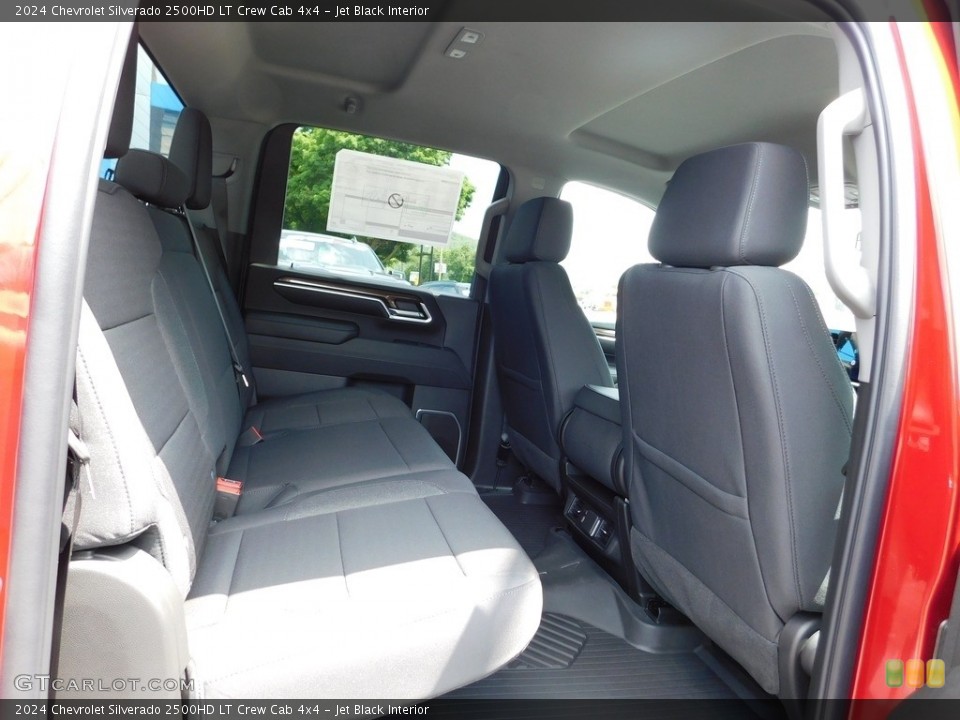 Jet Black Interior Rear Seat for the 2024 Chevrolet Silverado 2500HD LT Crew Cab 4x4 #146351089