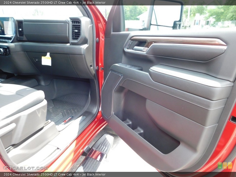 Jet Black Interior Door Panel for the 2024 Chevrolet Silverado 2500HD LT Crew Cab 4x4 #146351128