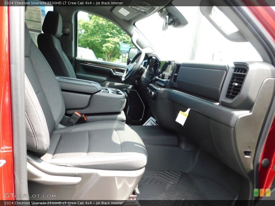 Jet Black Interior Front Seat for the 2024 Chevrolet Silverado 2500HD LT Crew Cab 4x4 #146351155