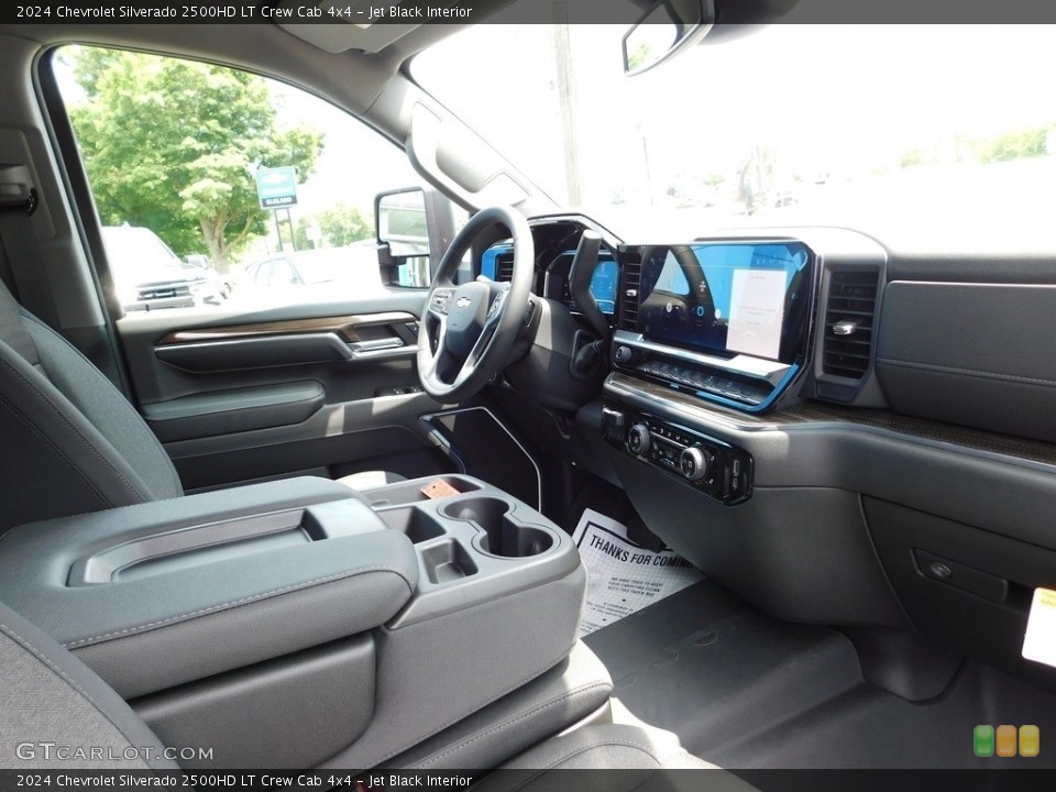 Jet Black Interior Photo for the 2024 Chevrolet Silverado 2500HD LT Crew Cab 4x4 #146351191