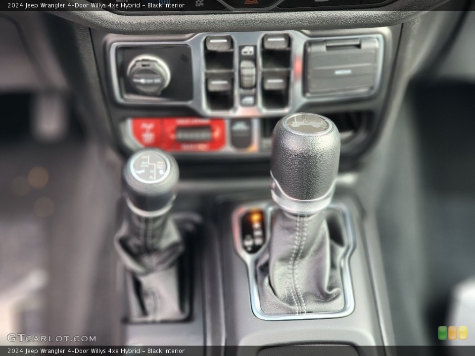 Black Interior Transmission for the 2024 Jeep Wrangler 4-Door Willys 4xe Hybrid #146351326