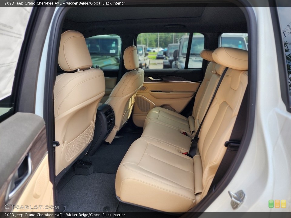 Wicker Beige/Global Black Interior Rear Seat for the 2023 Jeep Grand Cherokee 4XE #146351395