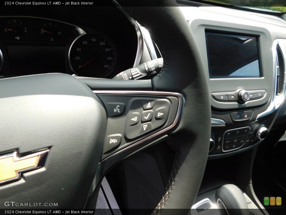 Jet Black Interior Steering Wheel for the 2024 Chevrolet Equinox LT AWD #146351866