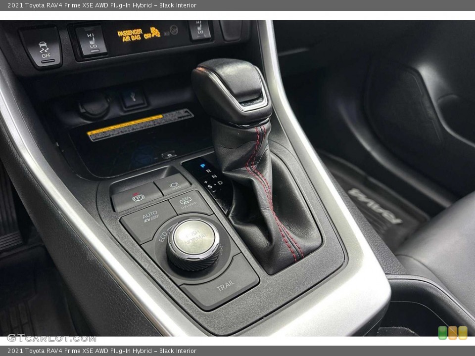 Black Interior Transmission for the 2021 Toyota RAV4 Prime XSE AWD Plug-In Hybrid #146351902