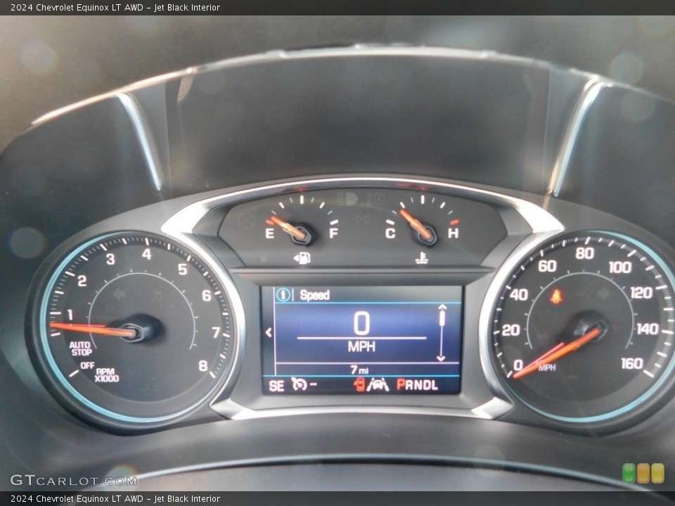 Jet Black Interior Gauges for the 2024 Chevrolet Equinox LT AWD #146351986