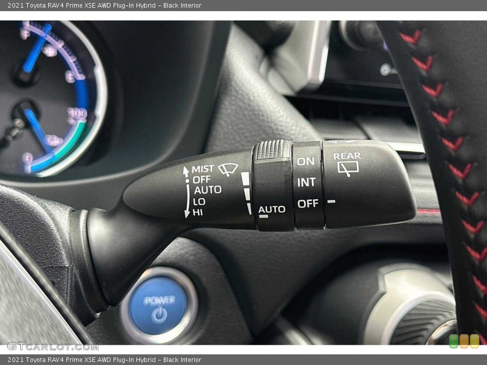 Black Interior Controls for the 2021 Toyota RAV4 Prime XSE AWD Plug-In Hybrid #146352013