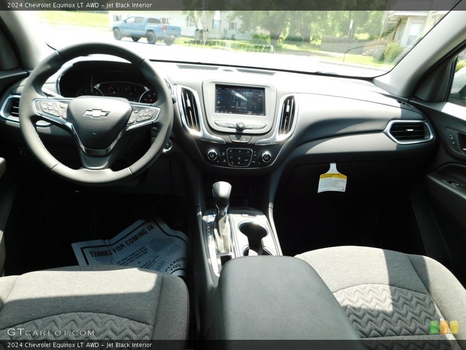 Jet Black Interior Dashboard for the 2024 Chevrolet Equinox LT AWD #146352175