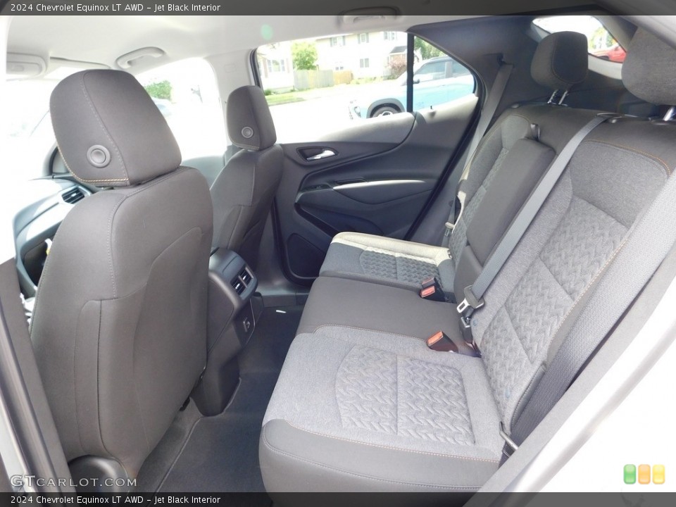 Jet Black Interior Rear Seat for the 2024 Chevrolet Equinox LT AWD #146352217