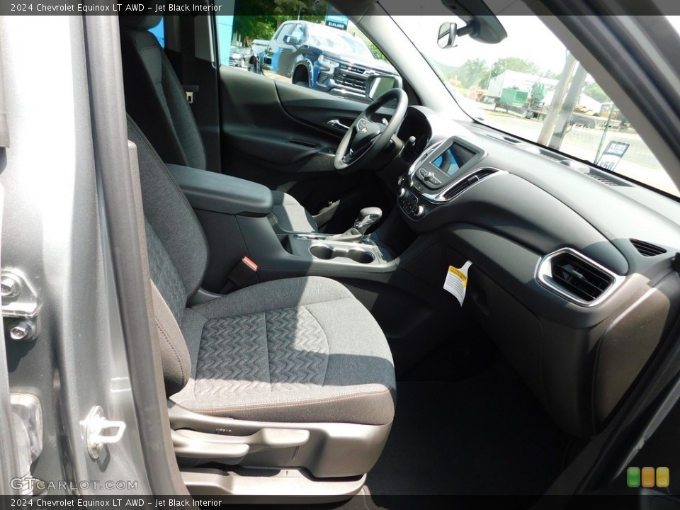 Jet Black Interior Front Seat for the 2024 Chevrolet Equinox LT AWD #146352325