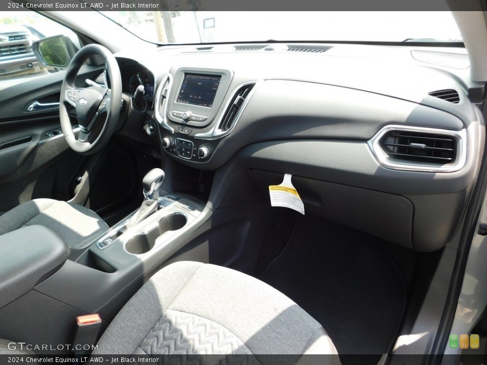 Jet Black Interior Dashboard for the 2024 Chevrolet Equinox LT AWD #146352361