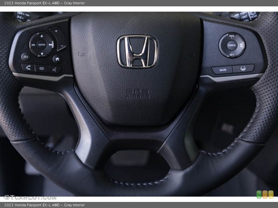 Gray Interior Steering Wheel for the 2023 Honda Passport EX-L AWD #146353120
