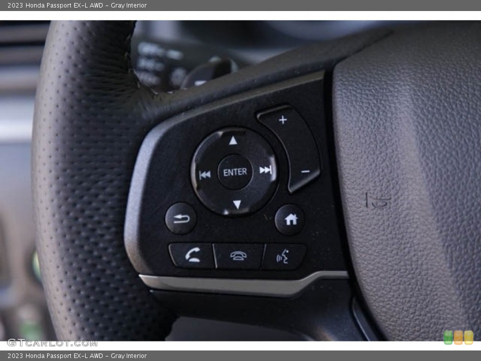 Gray Interior Steering Wheel for the 2023 Honda Passport EX-L AWD #146353129