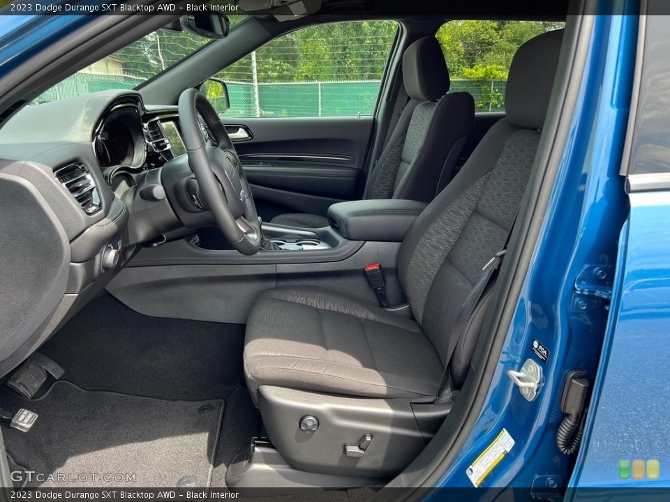 Black Interior Front Seat for the 2023 Dodge Durango SXT Blacktop AWD #146353318