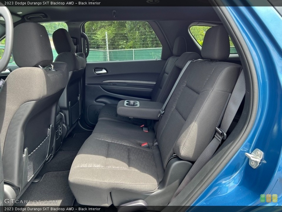 Black Interior Rear Seat for the 2023 Dodge Durango SXT Blacktop AWD #146353366