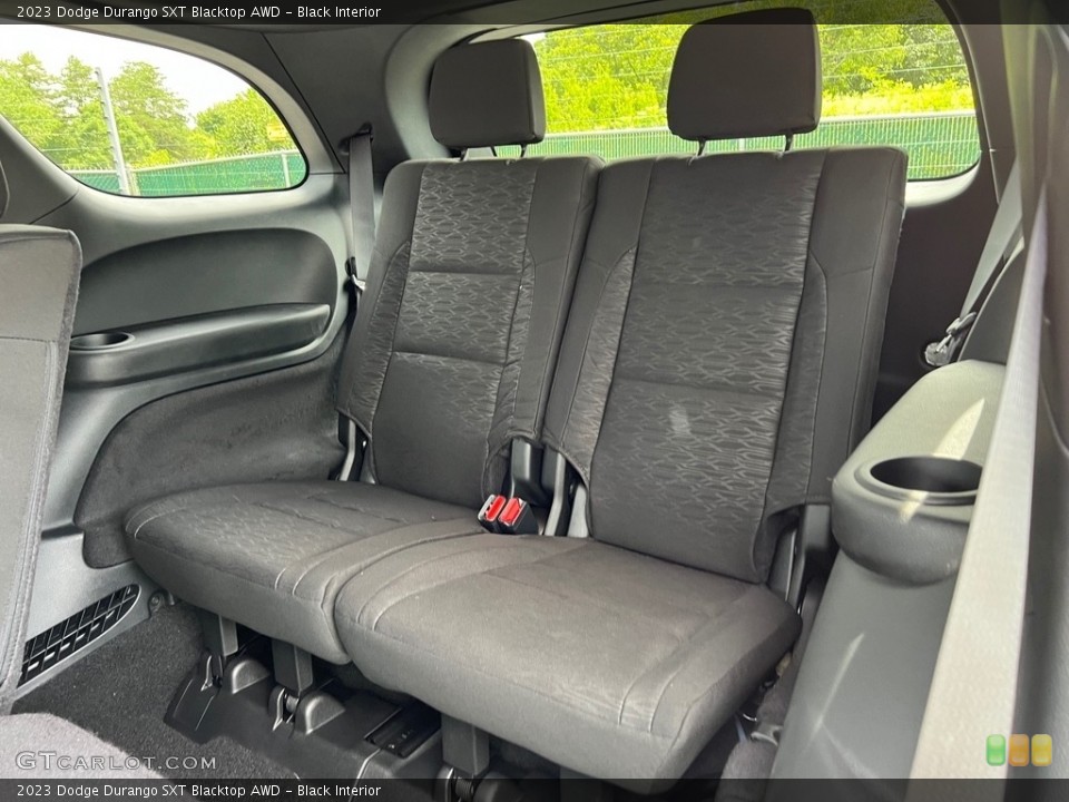 Black Interior Rear Seat for the 2023 Dodge Durango SXT Blacktop AWD #146353381