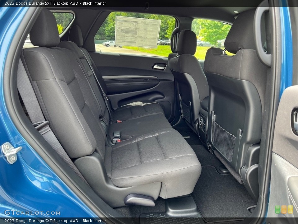 Black Interior Rear Seat for the 2023 Dodge Durango SXT Blacktop AWD #146353405