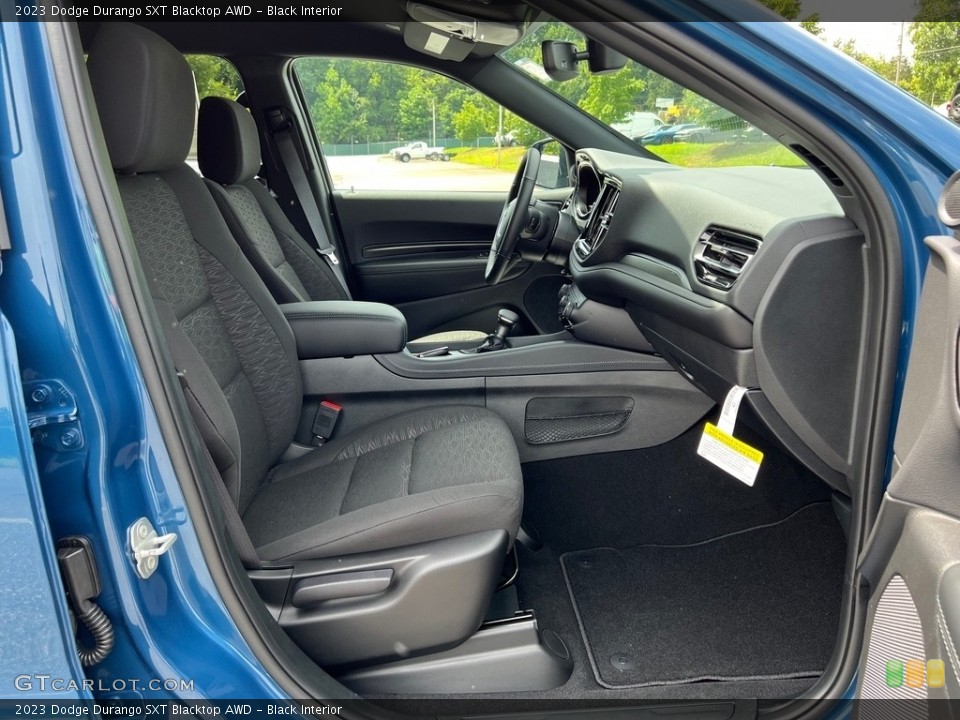 Black Interior Front Seat for the 2023 Dodge Durango SXT Blacktop AWD #146353411
