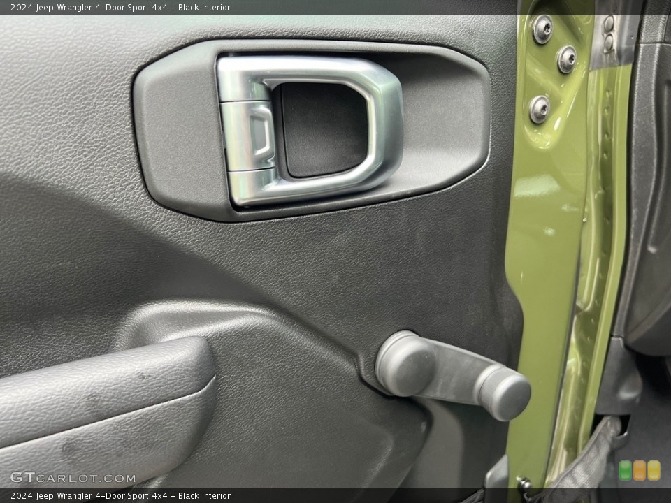 Black Interior Door Panel for the 2024 Jeep Wrangler 4-Door Sport 4x4 #146353621