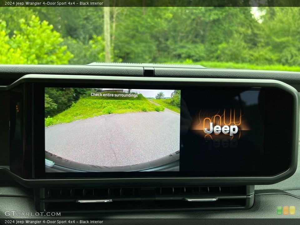 Black Interior Controls for the 2024 Jeep Wrangler 4-Door Sport 4x4 #146353696