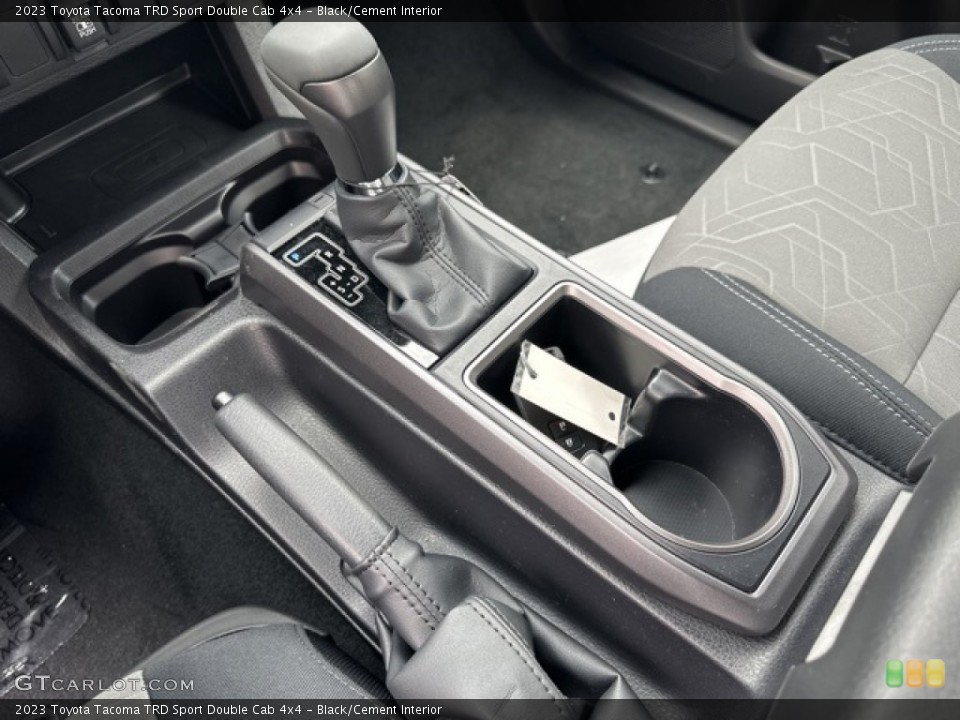 Black/Cement Interior Transmission for the 2023 Toyota Tacoma TRD Sport Double Cab 4x4 #146354651