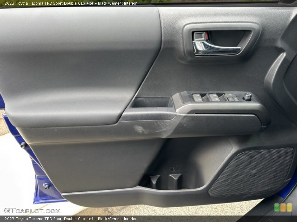 Black/Cement Interior Door Panel for the 2023 Toyota Tacoma TRD Sport Double Cab 4x4 #146354698