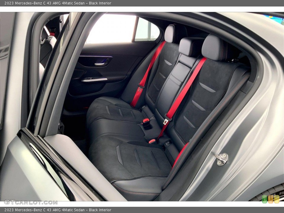 Black Interior Rear Seat for the 2023 Mercedes-Benz C 43 AMG 4Matic Sedan #146354915