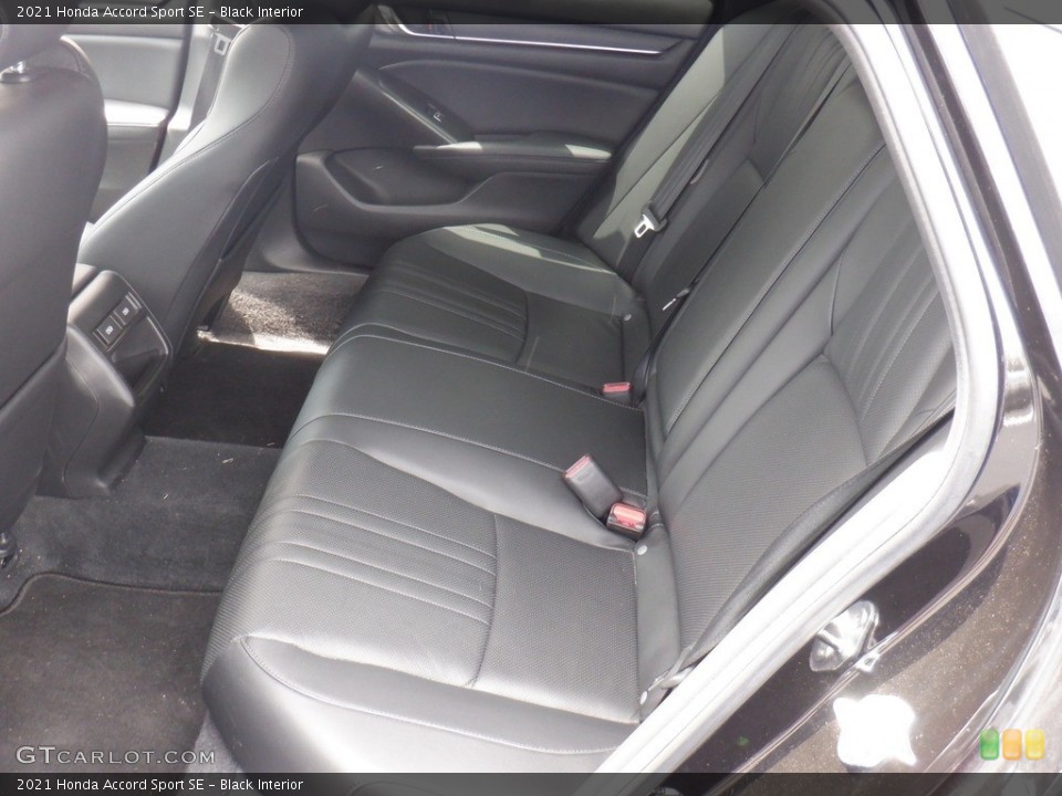 Black Interior Rear Seat for the 2021 Honda Accord Sport SE #146355081