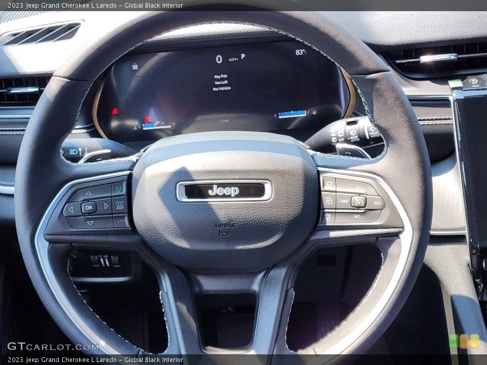 Global Black Interior Steering Wheel for the 2023 Jeep Grand Cherokee L Laredo #146355226