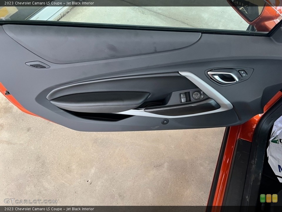 Jet Black Interior Door Panel for the 2023 Chevrolet Camaro LS Coupe #146355374