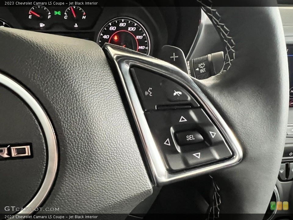 Jet Black Interior Steering Wheel for the 2023 Chevrolet Camaro LS Coupe #146355434