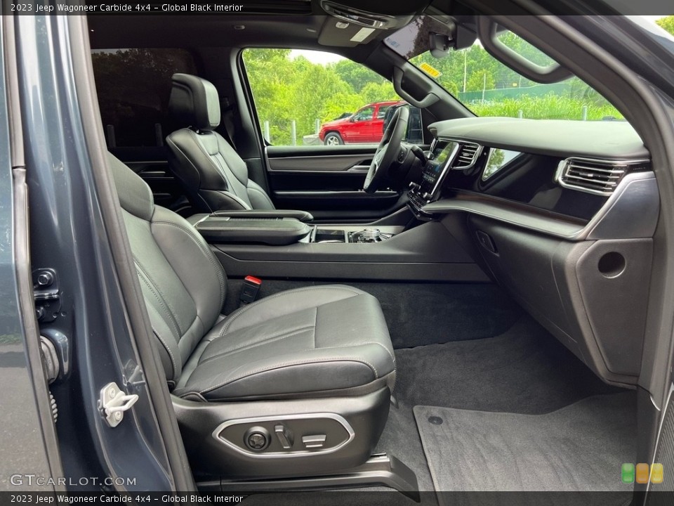 Global Black Interior Front Seat for the 2023 Jeep Wagoneer Carbide 4x4 #146355662