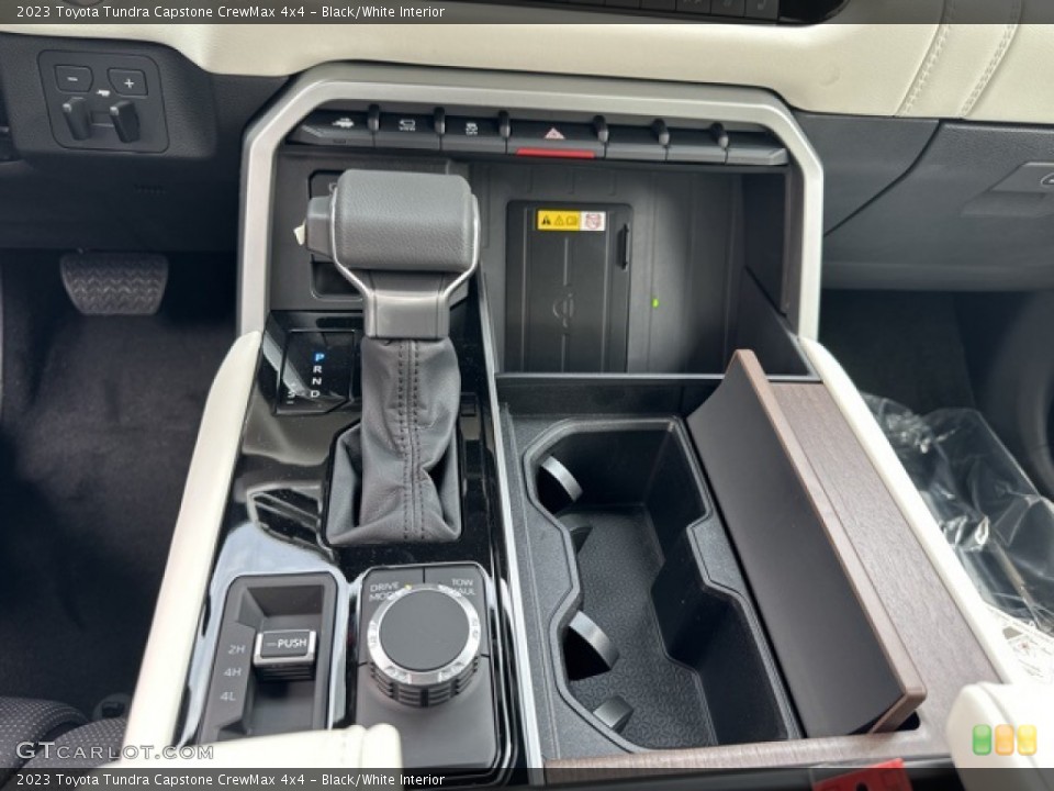 Black/White Interior Transmission for the 2023 Toyota Tundra Capstone CrewMax 4x4 #146355728