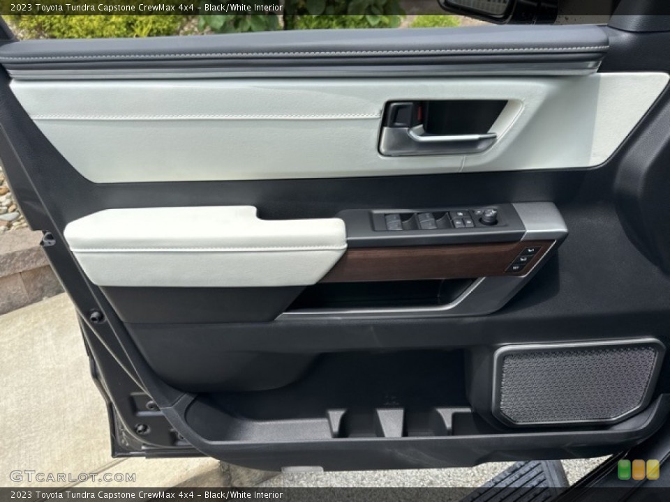 Black/White Interior Door Panel for the 2023 Toyota Tundra Capstone CrewMax 4x4 #146355858