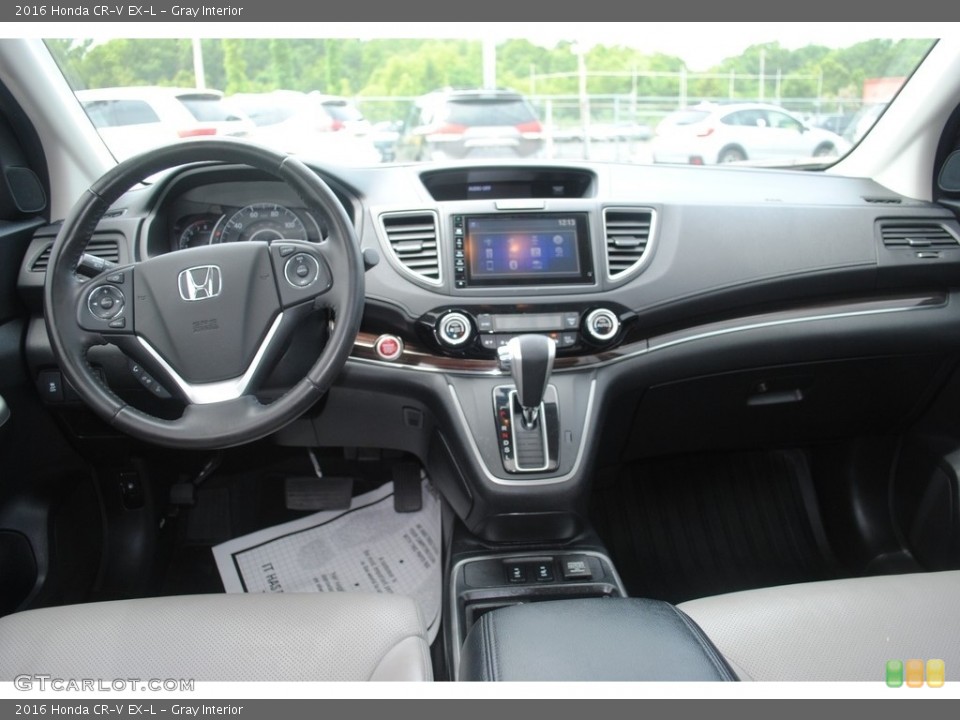 Gray Interior Dashboard for the 2016 Honda CR-V EX-L #146356601