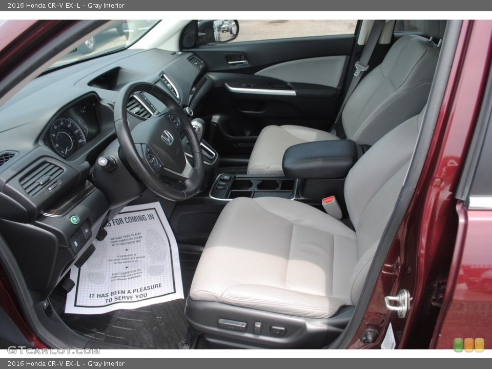 Gray Interior Photo for the 2016 Honda CR-V EX-L #146356673