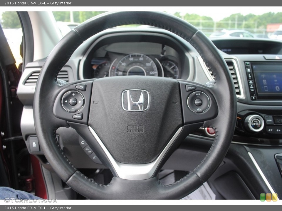 Gray Interior Steering Wheel for the 2016 Honda CR-V EX-L #146356709