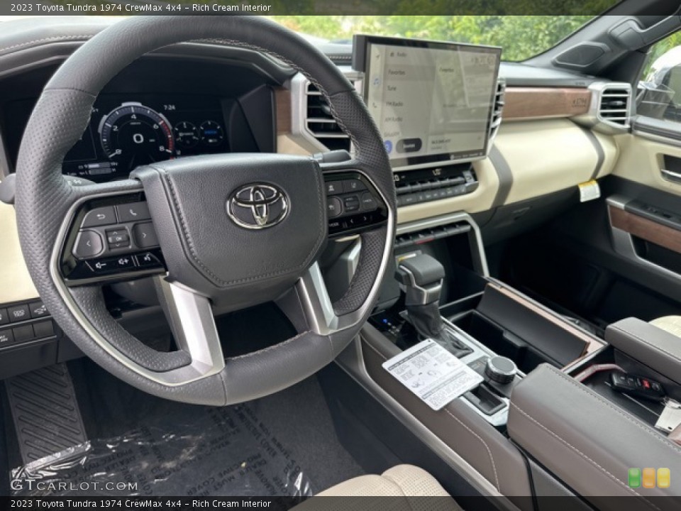 Rich Cream Interior Dashboard for the 2023 Toyota Tundra 1974 CrewMax 4x4 #146356805