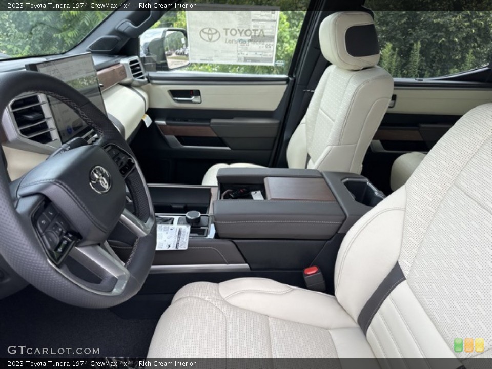 Rich Cream Interior Front Seat for the 2023 Toyota Tundra 1974 CrewMax 4x4 #146356868